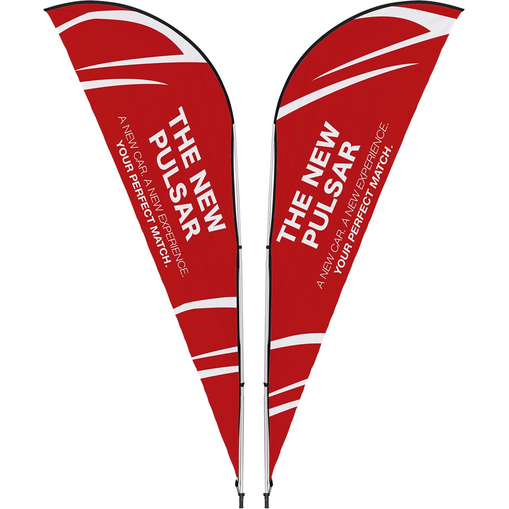 Sharkfin Banner - Double Sided